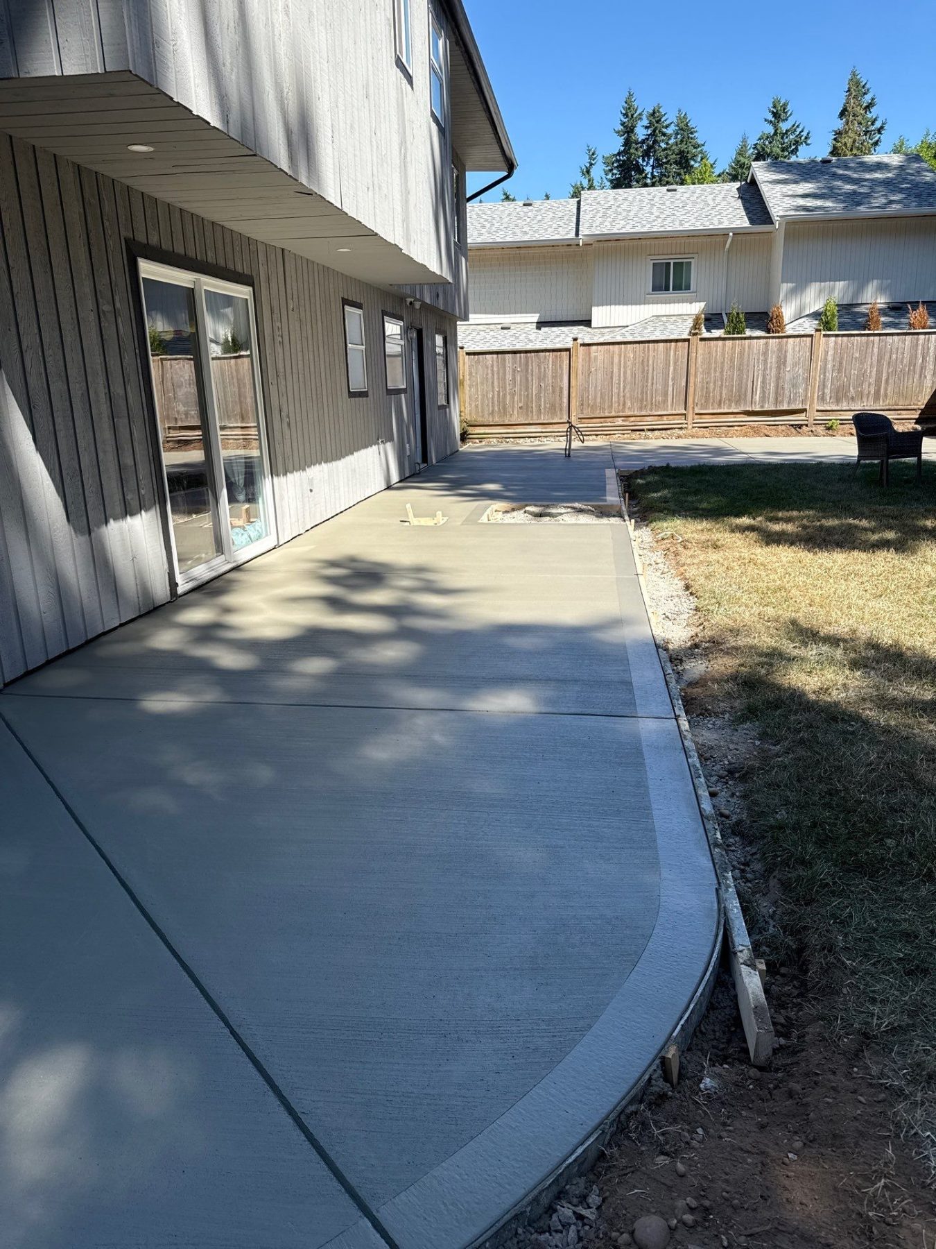 Residential concrete project photo for a Lower Mainland homeowner