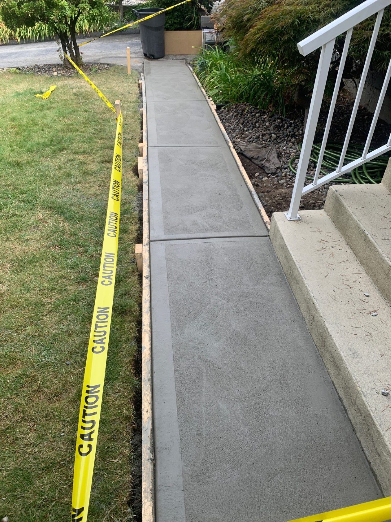 Residential concrete project photo for a Lower Mainland homeowner
