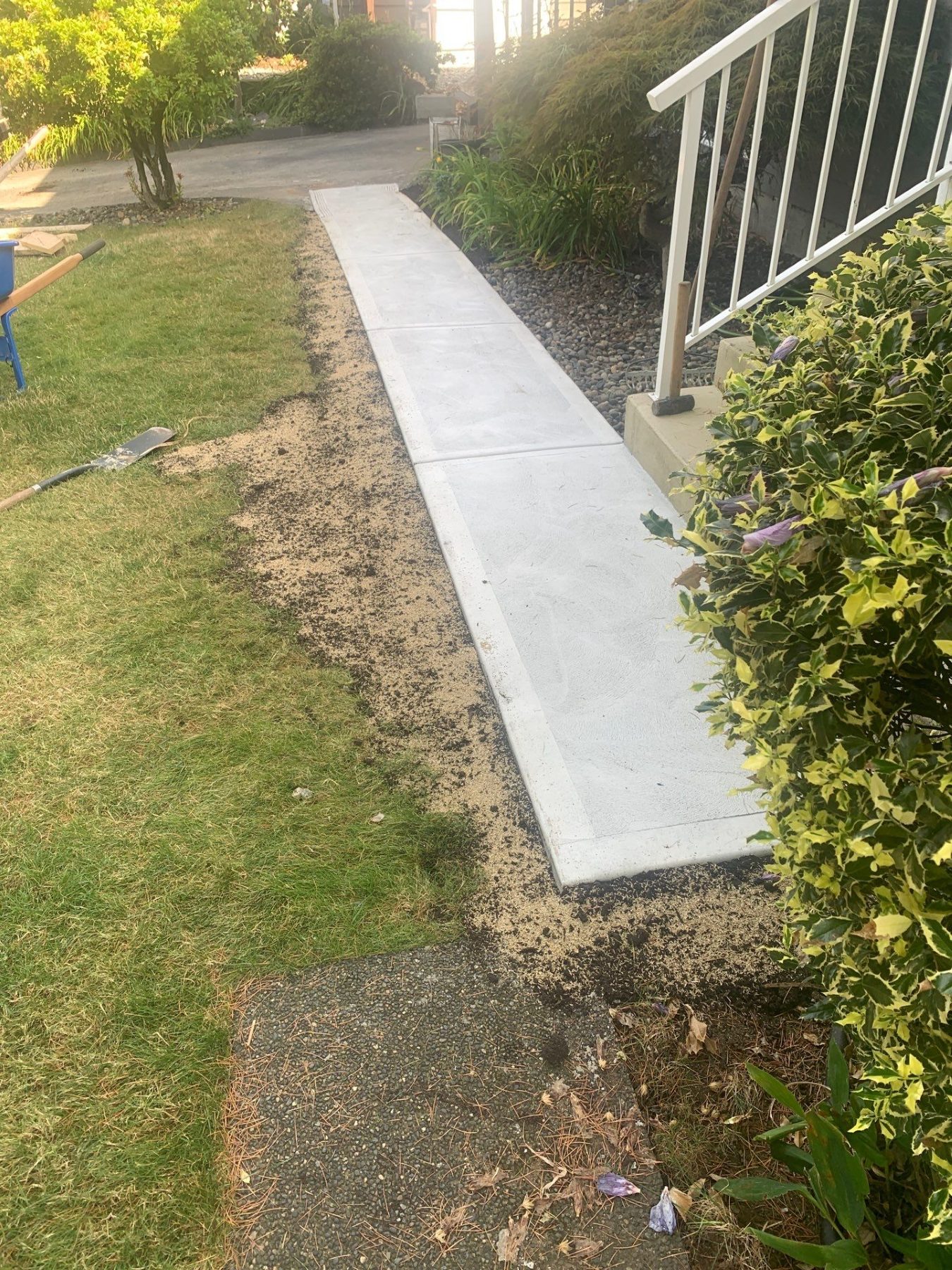 Residential concrete project photo for a Lower Mainland homeowner