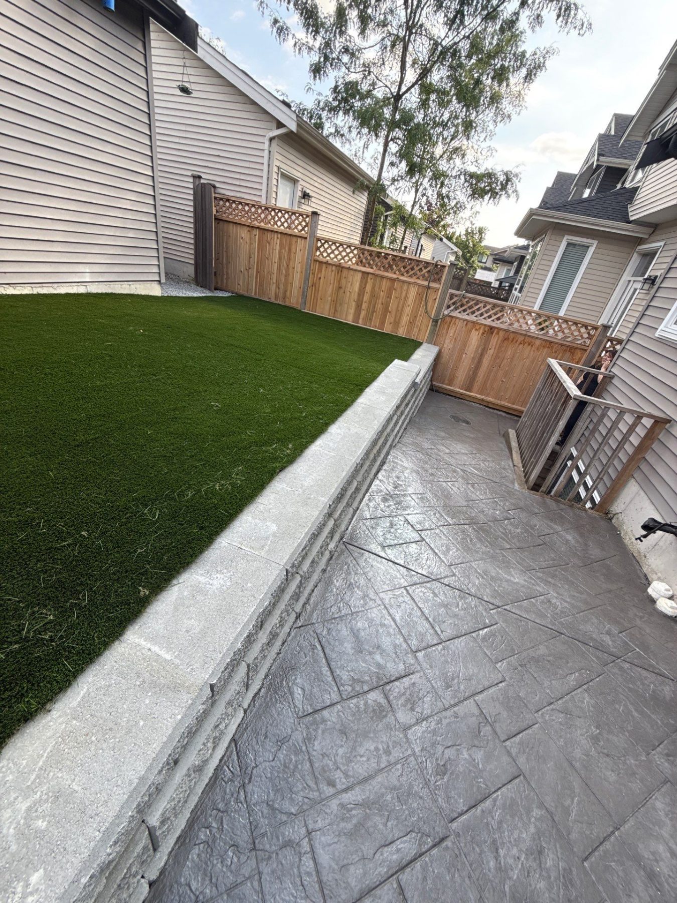 Residential concrete project photo for a Lower Mainland homeowner