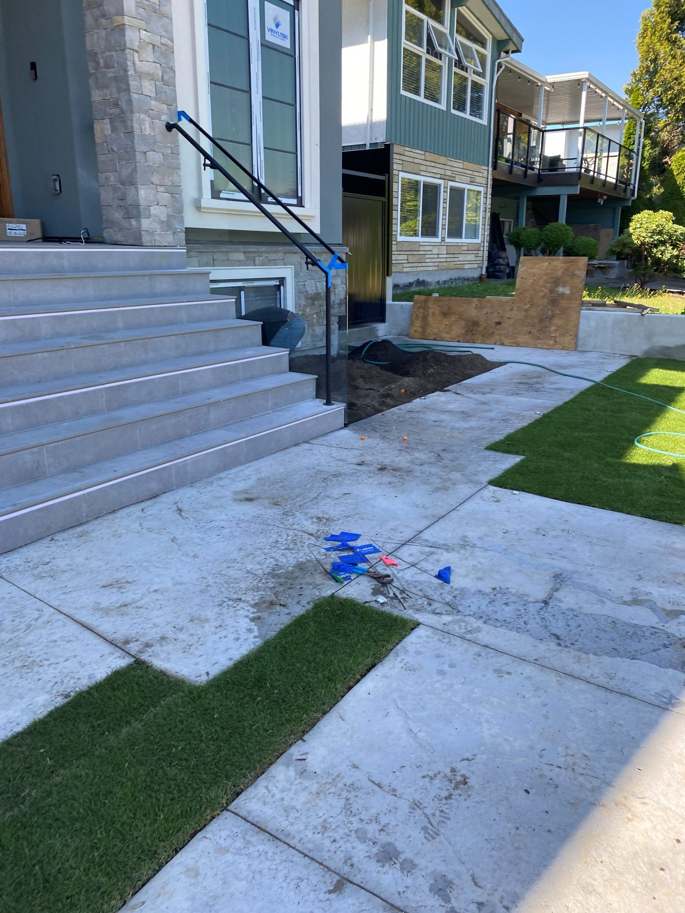 Real residential concrete project photo from a Lower Mainland job site
