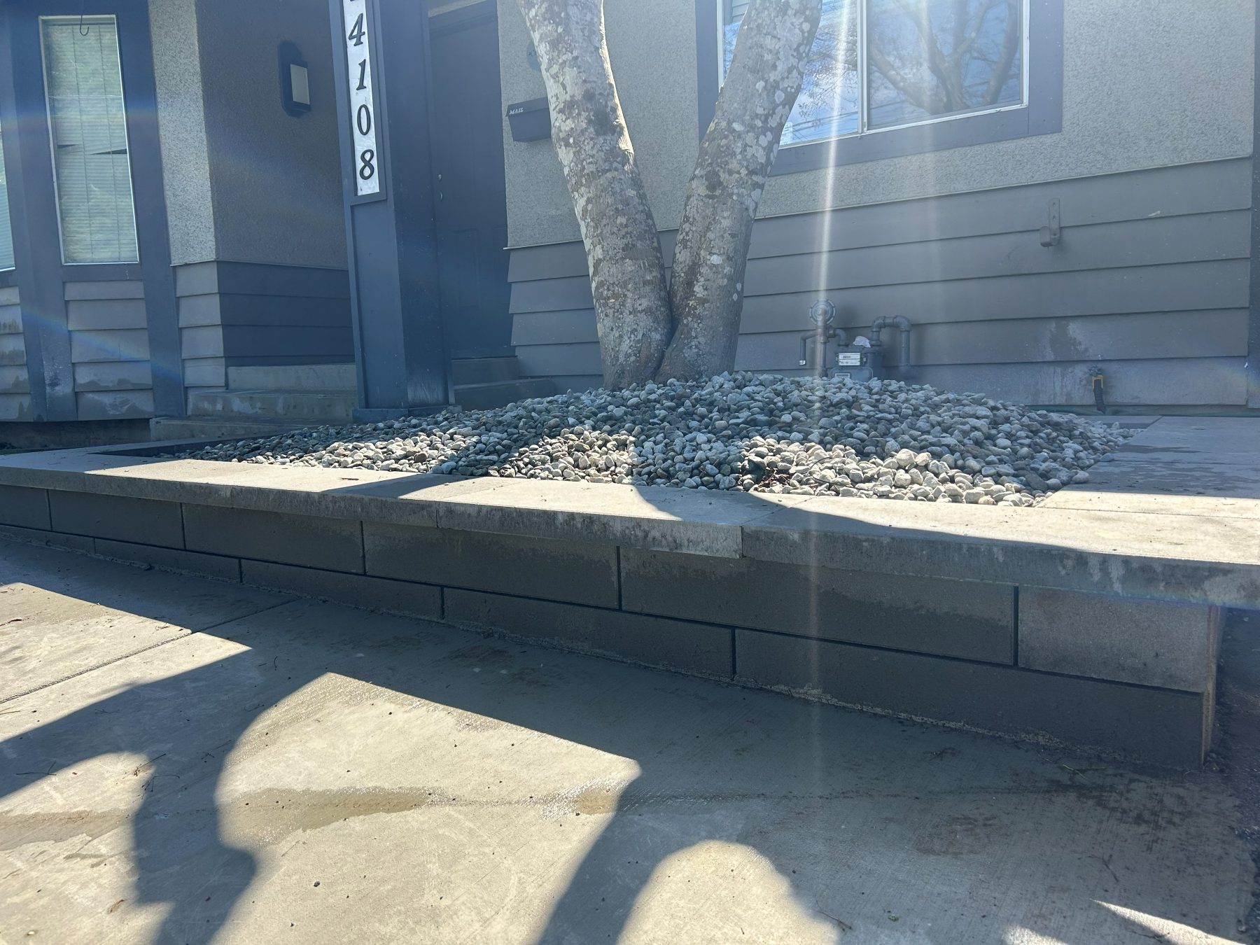 Real residential concrete project photo from a Lower Mainland job site