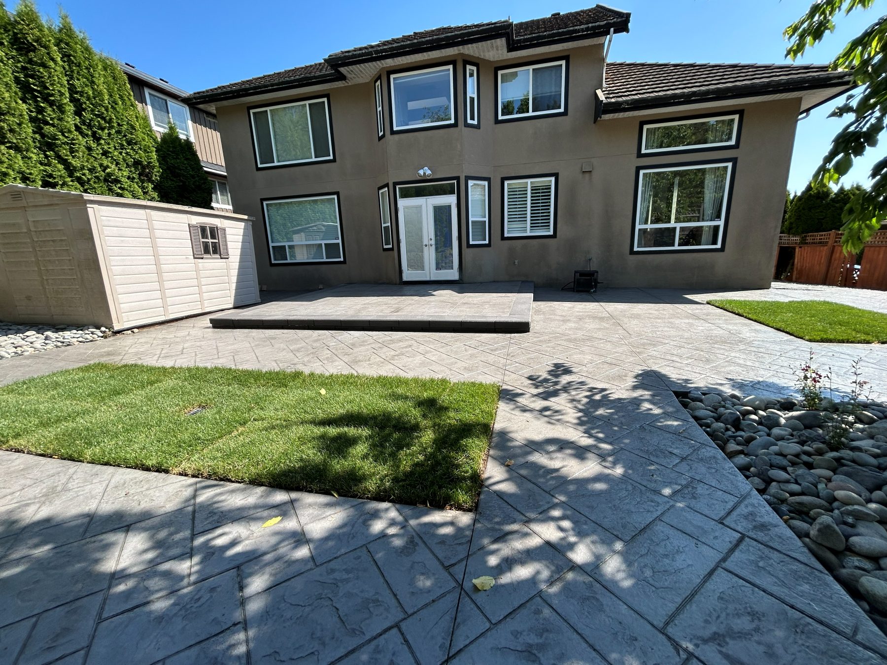Real residential concrete project photo from a Lower Mainland job site