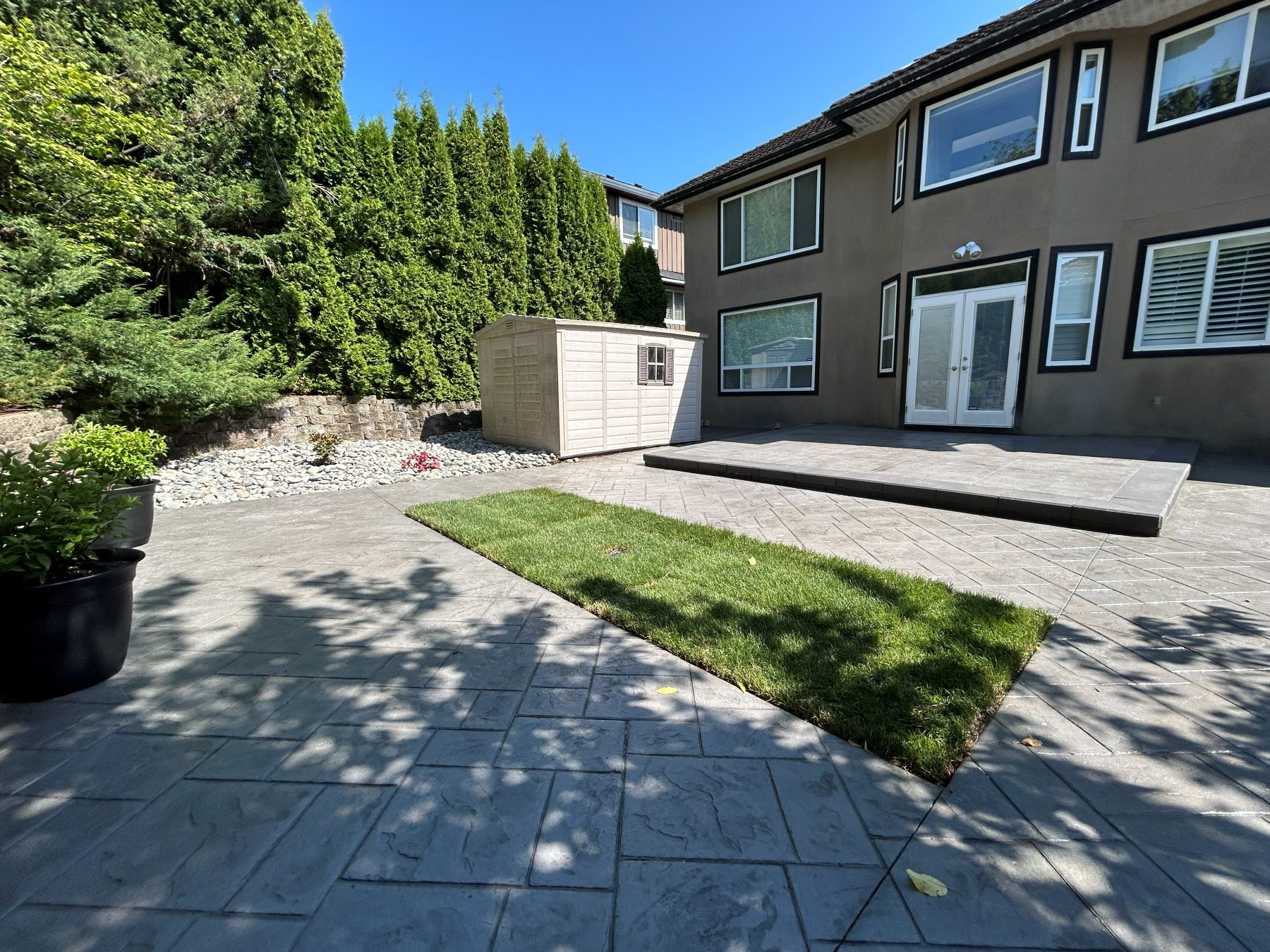 Real residential concrete project photo from a Lower Mainland job site