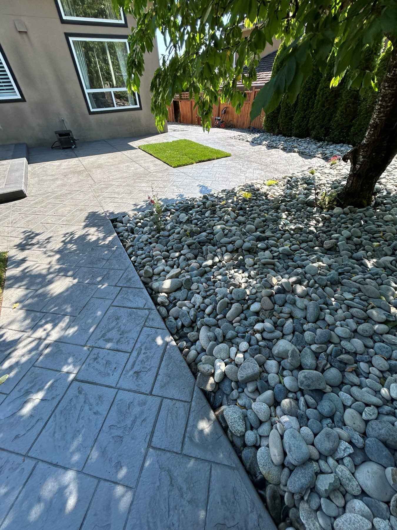 Real residential concrete project photo from a Lower Mainland job site