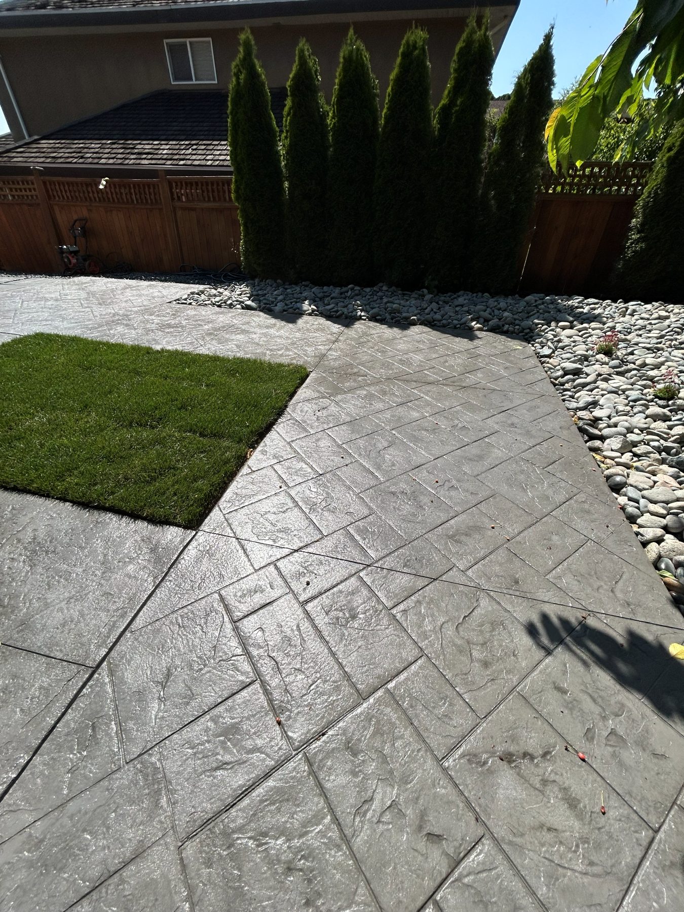 Real residential concrete project photo from a Lower Mainland job site