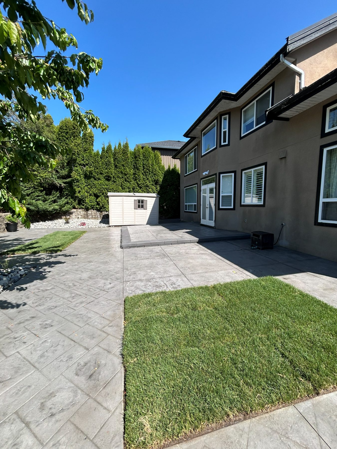 Real residential concrete project photo from a Lower Mainland job site