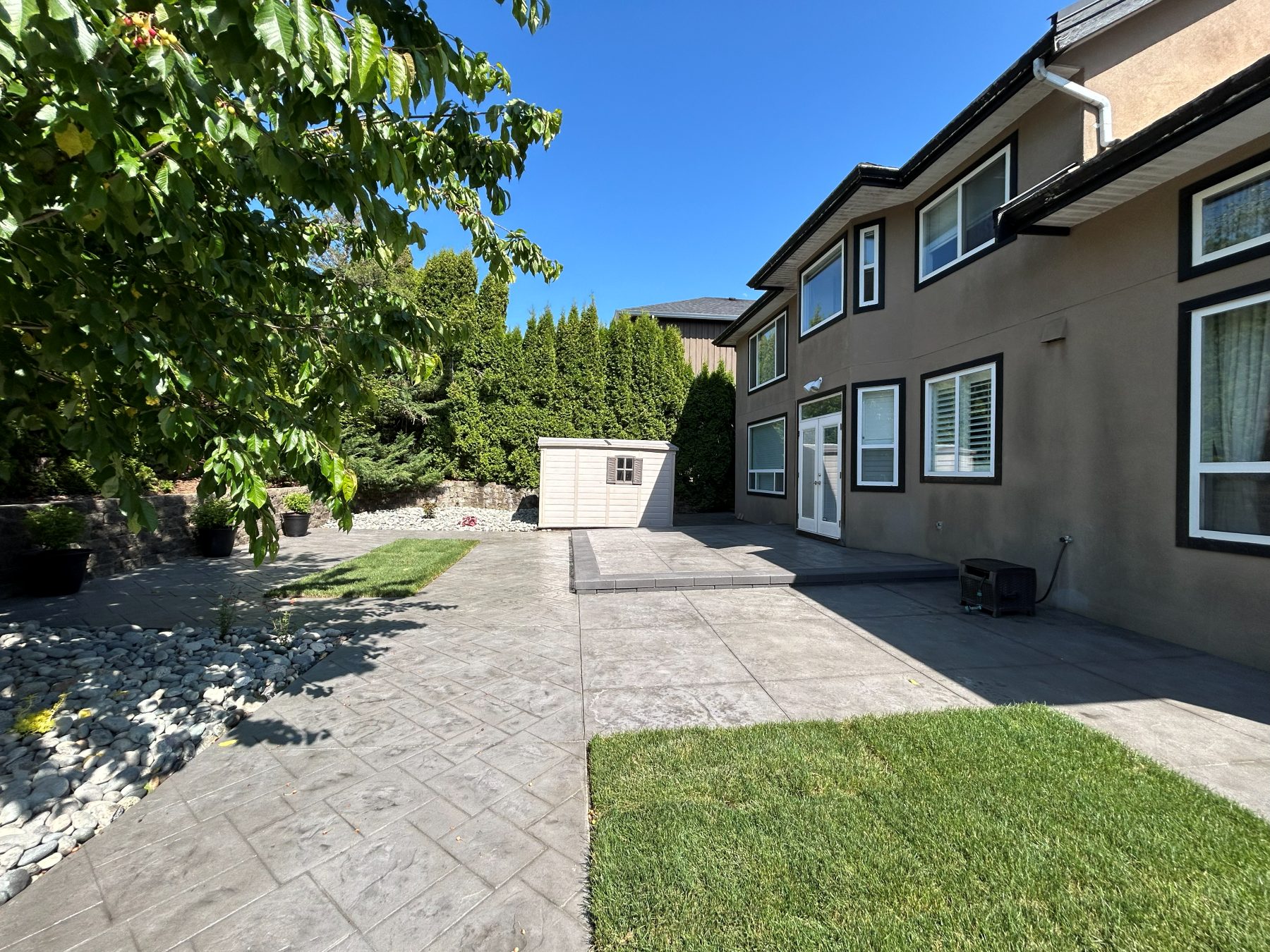 Real residential concrete project photo from a Lower Mainland job site