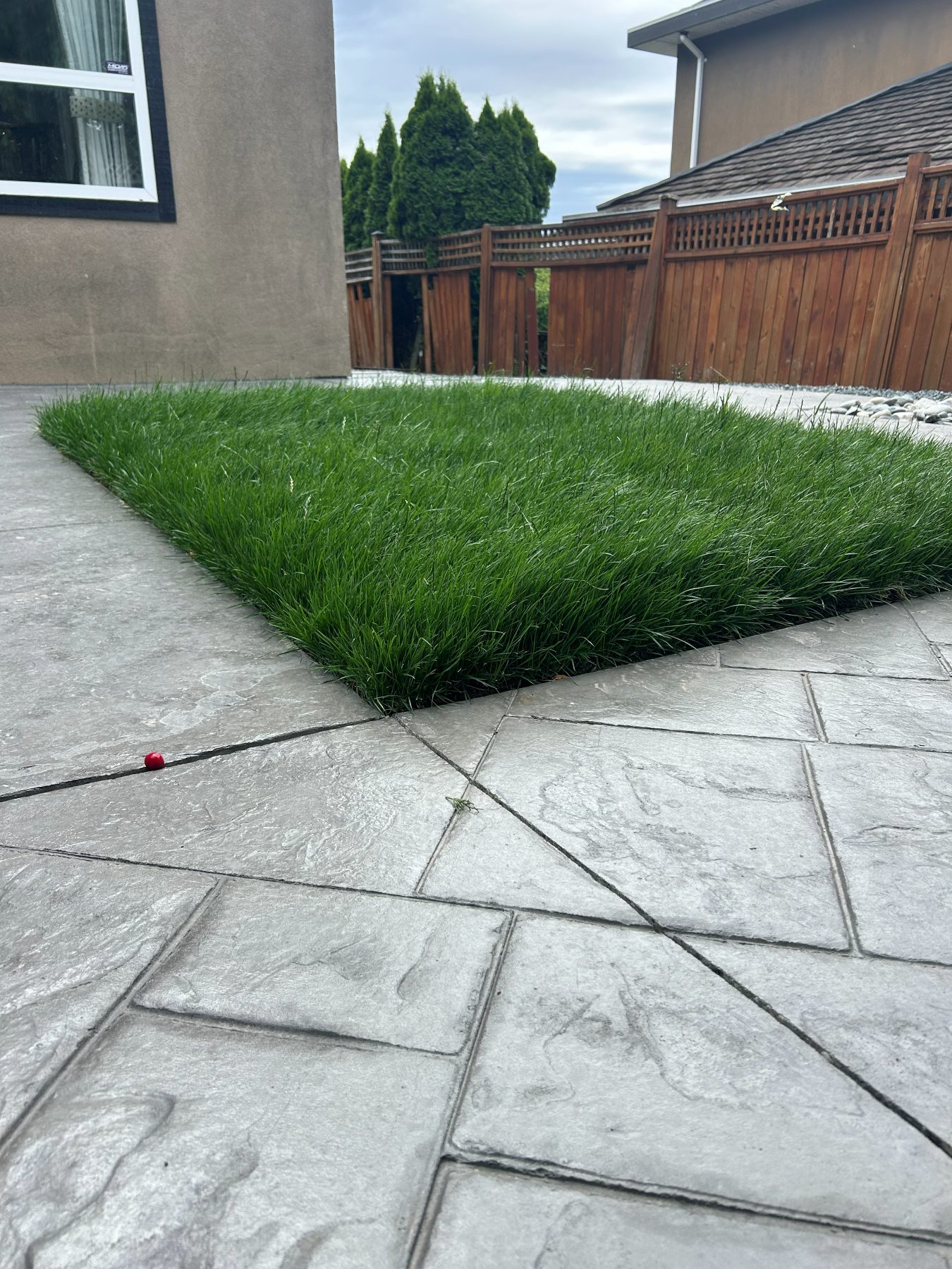 Real residential concrete project photo from a Lower Mainland job site