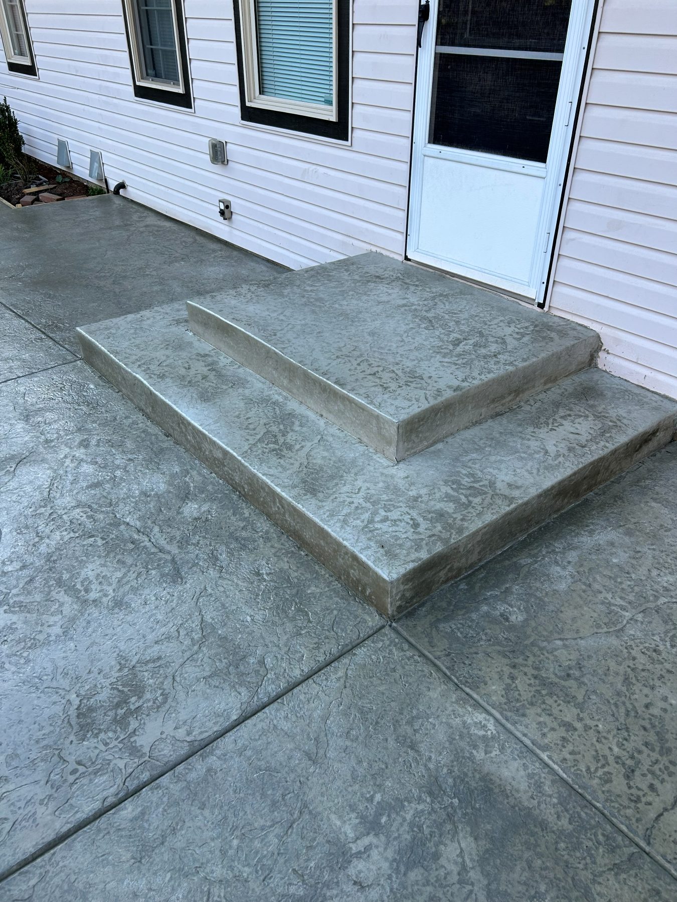 Real residential concrete project photo from a Lower Mainland job site