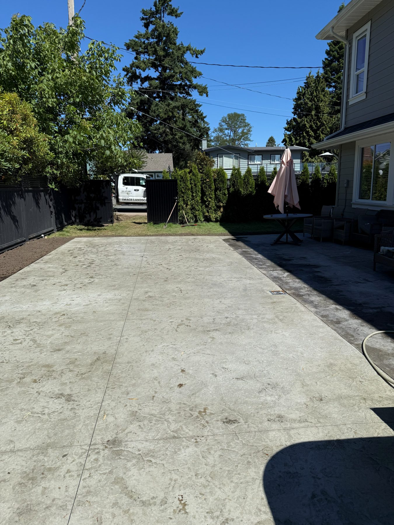 Real residential concrete project photo from a Lower Mainland job site