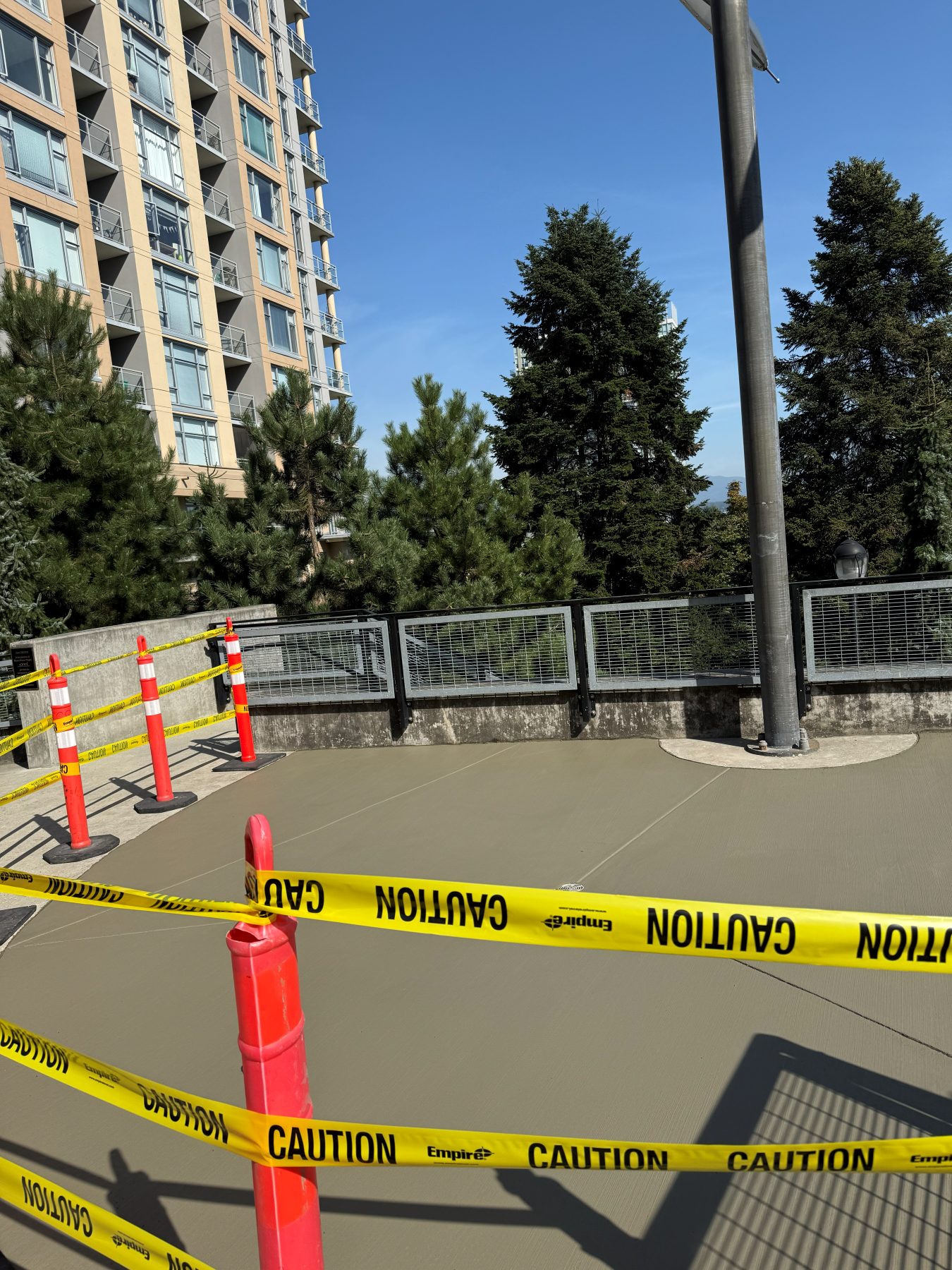 Real residential concrete project photo from a Lower Mainland job site