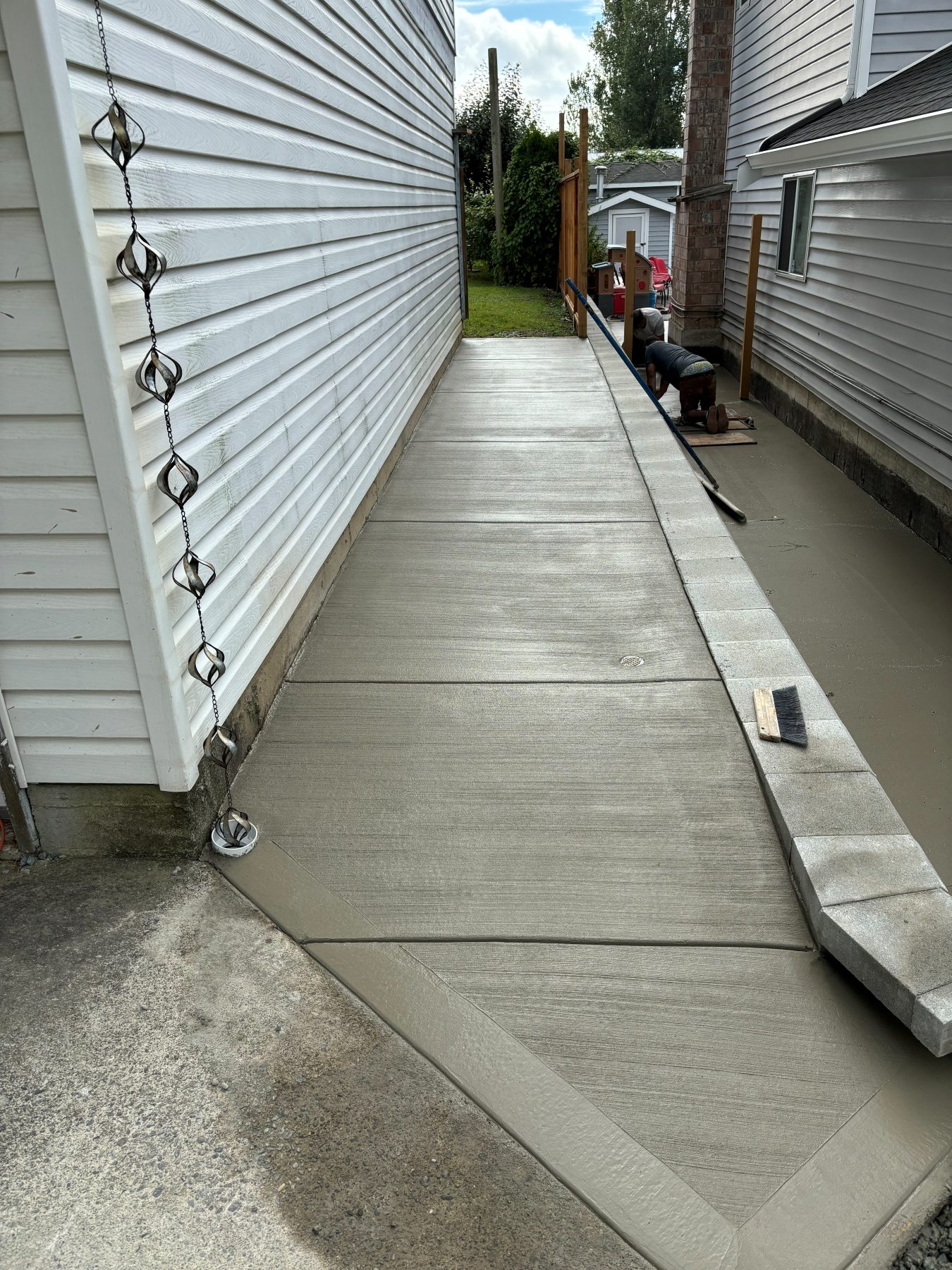 Real residential concrete project photo from a Lower Mainland job site