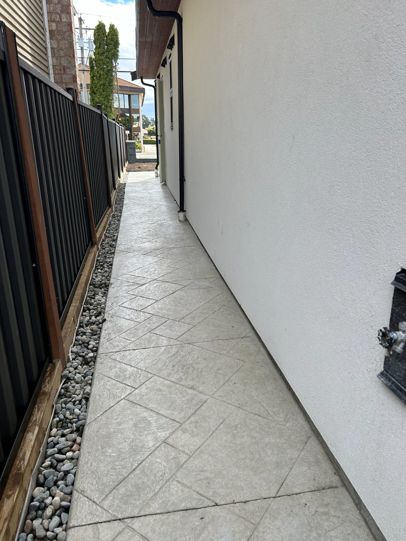 Real residential concrete project photo from a Lower Mainland job site