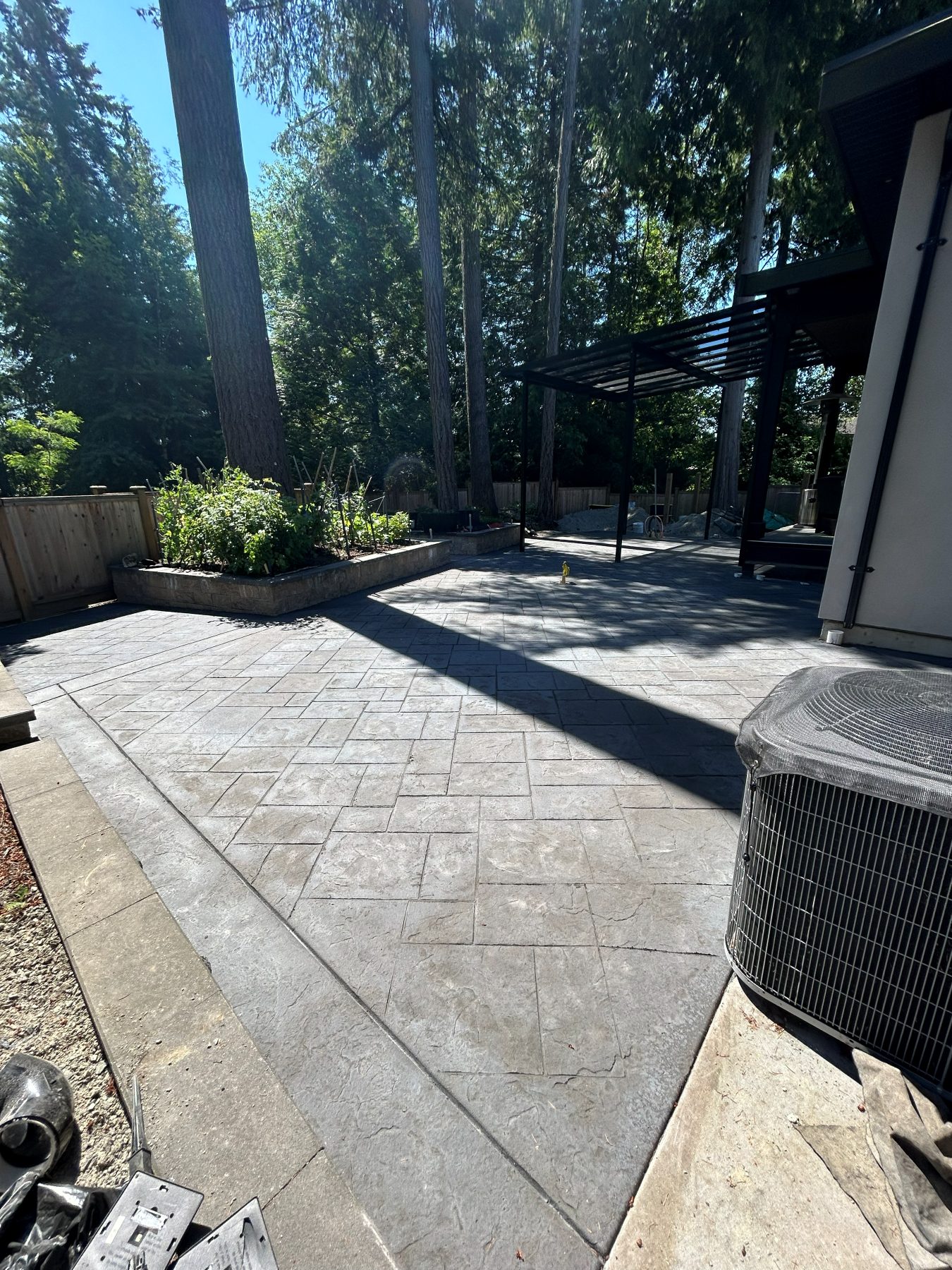 Real residential concrete project photo from a Lower Mainland job site