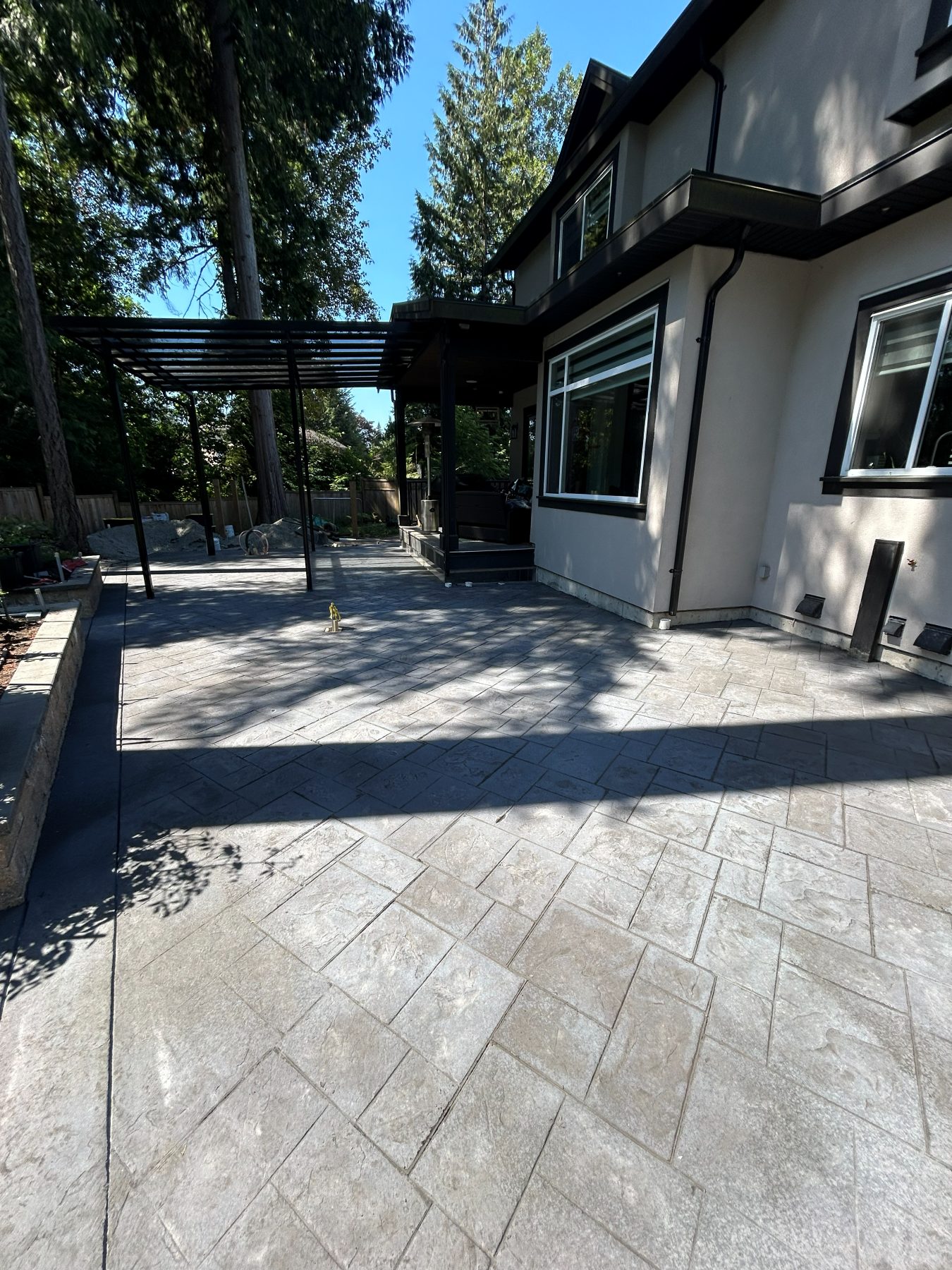 Real residential concrete project photo from a Lower Mainland job site