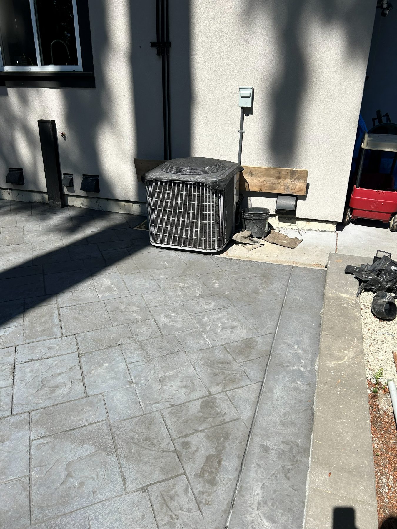 Real residential concrete project photo from a Lower Mainland job site