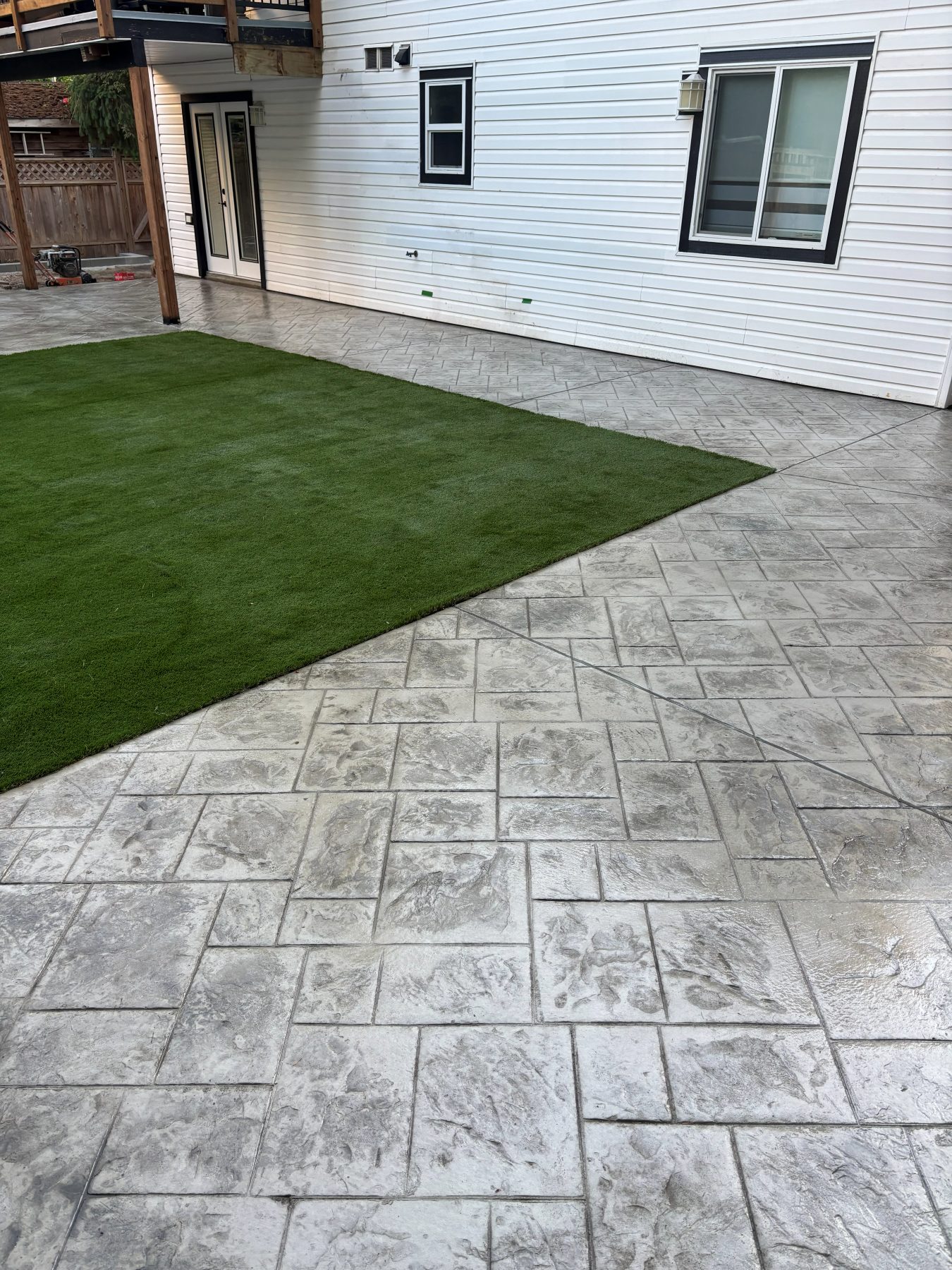 Real residential concrete project photo from a Lower Mainland job site