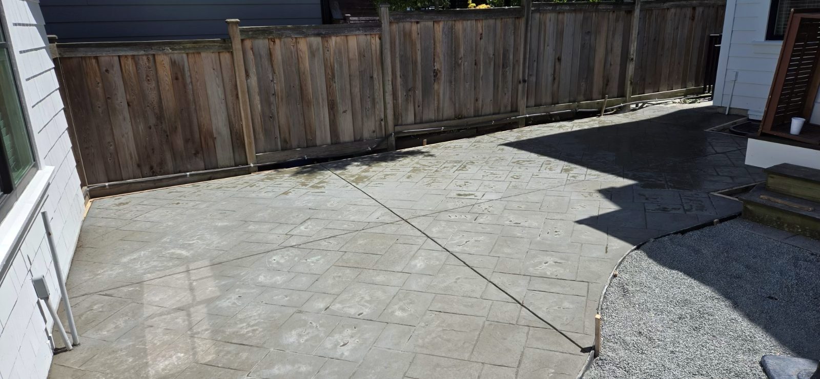 Real residential concrete project photo from a Lower Mainland job site